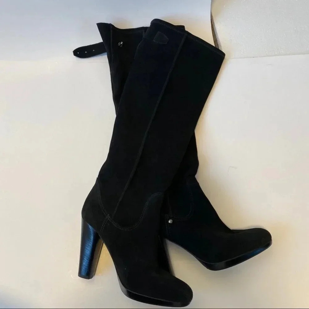 Stuart Weitzman Suede Heeled Boots